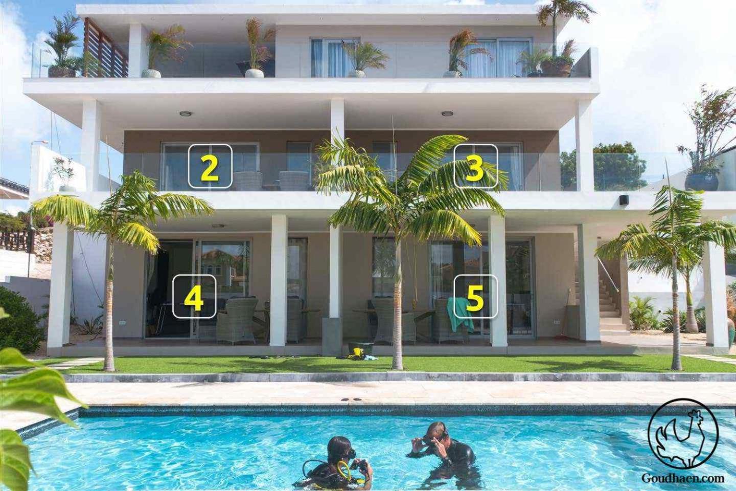 Goudhaen Luxury Private Apartments Jan Thiel Beach מראה חיצוני תמונה